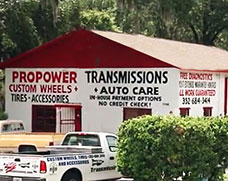 Picture of the Brooksville shop of Pro Power Transmissions
